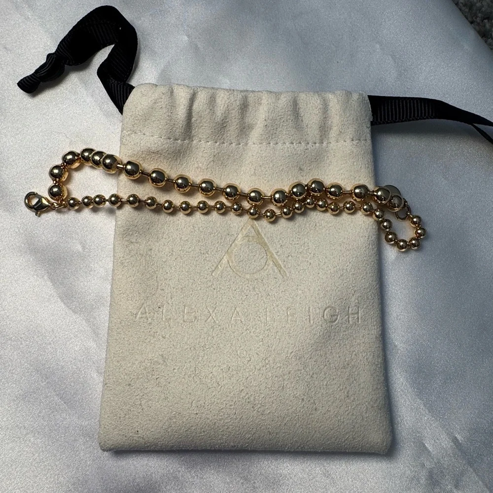Alexa Leigh Layered Ball Chain Bracelet - Picture 4 of 10